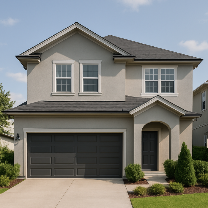 Foto de uma casa de Alto Padrão com pintura e visual externo impecável